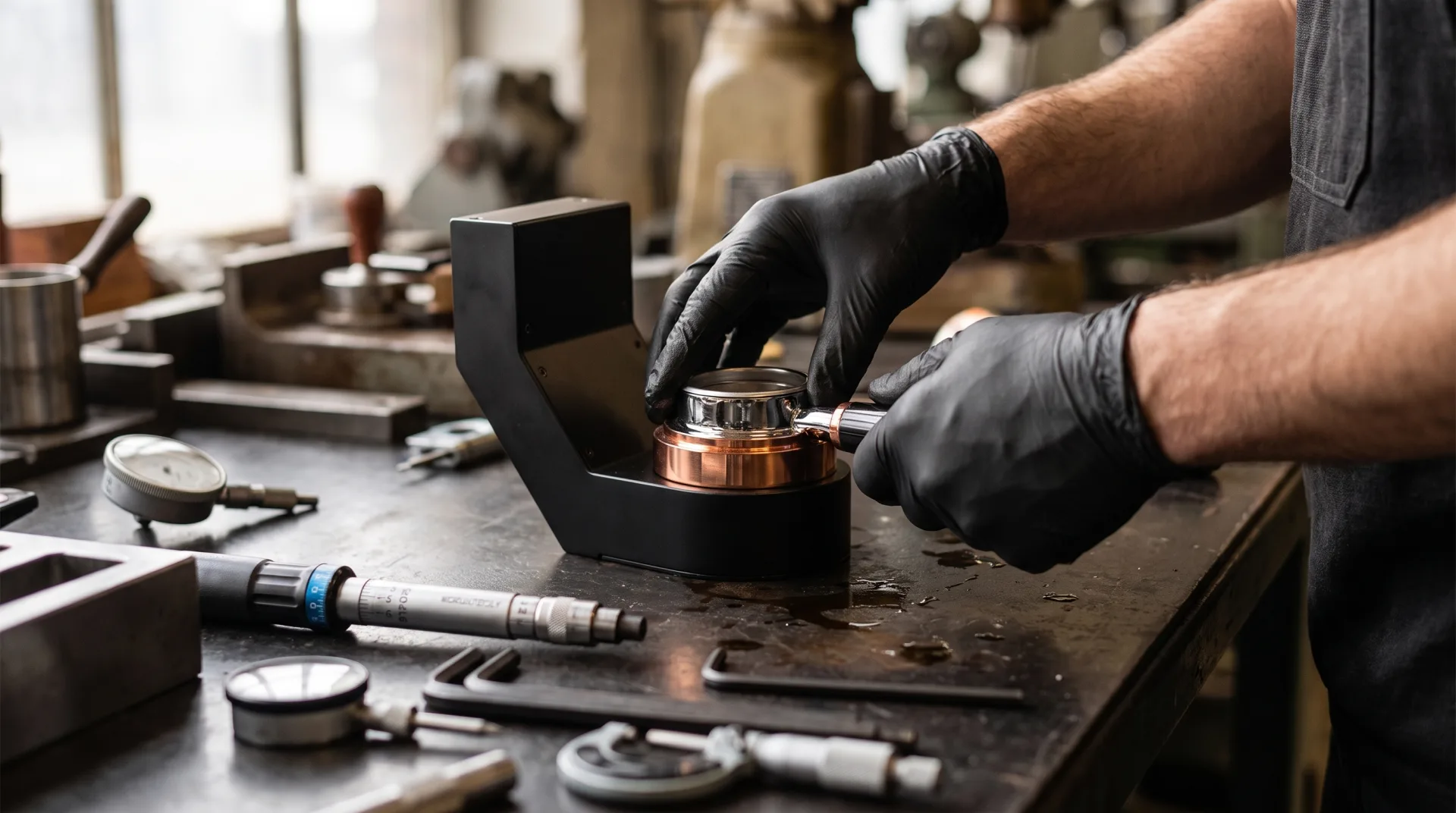 Assembling the copper group head